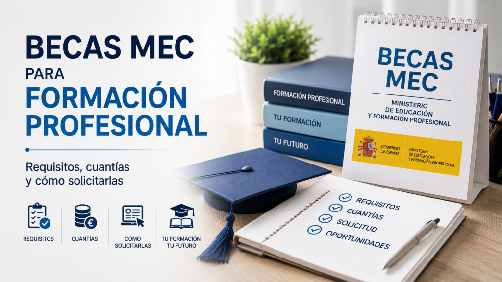 Becas MEC para Formación Profesional: Requisitos, Cuantías y Cómo Solicitarlas