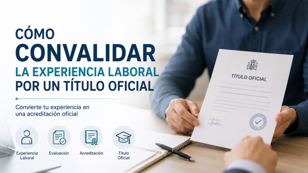 Cómo convalidar la experiencia laboral por un título oficial