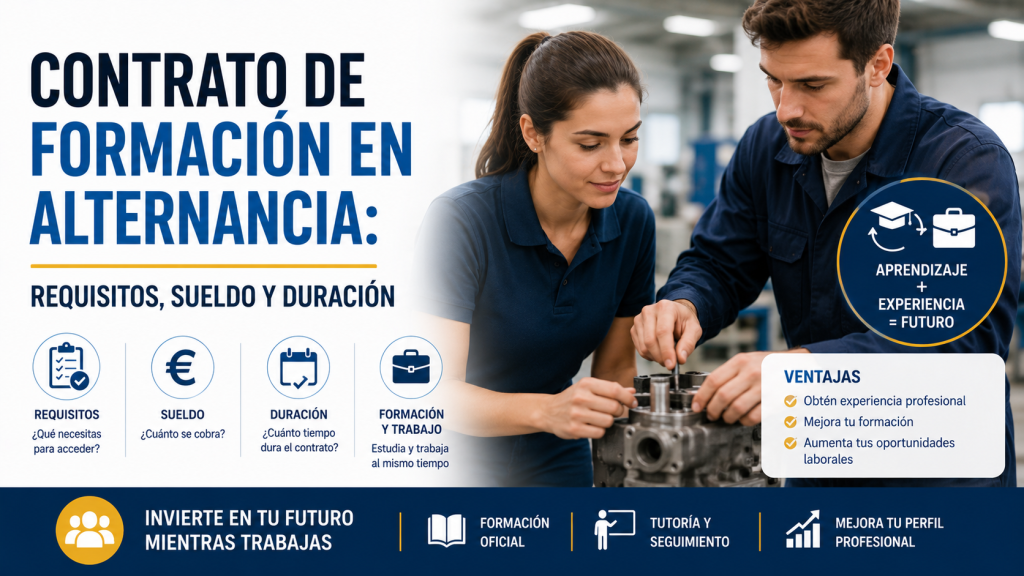 Contrato de Formación en Alternancia: Requisitos, Sueldo y Duración