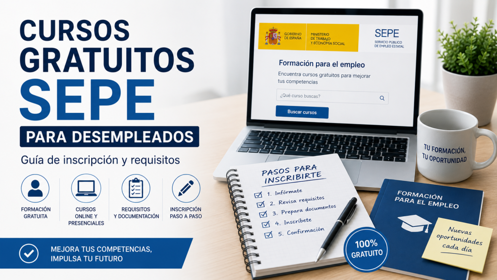 Cursos Gratuitos SEPE para Desempleados: Guía de Inscripción y Requisitos