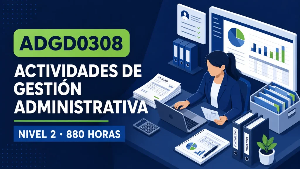 ADGD0308 Actividades de gestión administrativa