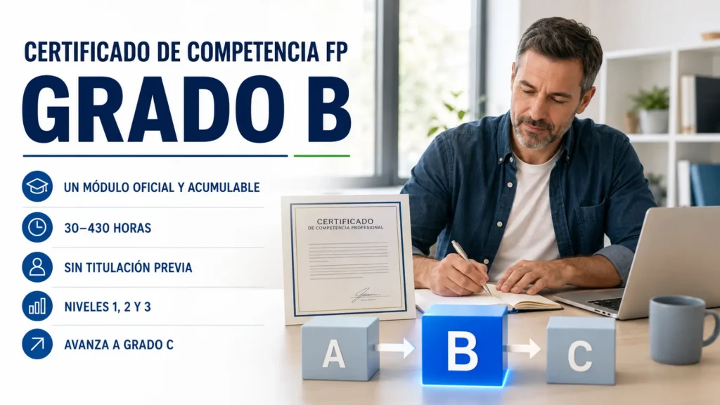 Certificado de Competencia de Formación Profesional Grado B