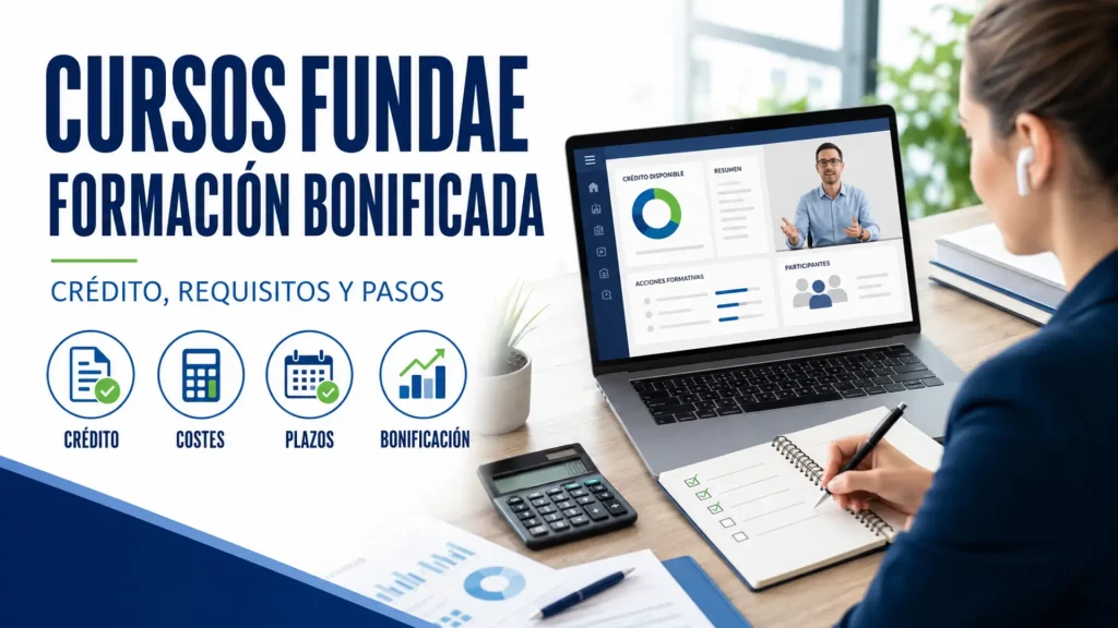 Cursos FUNDAE y formación bonificada para empresas